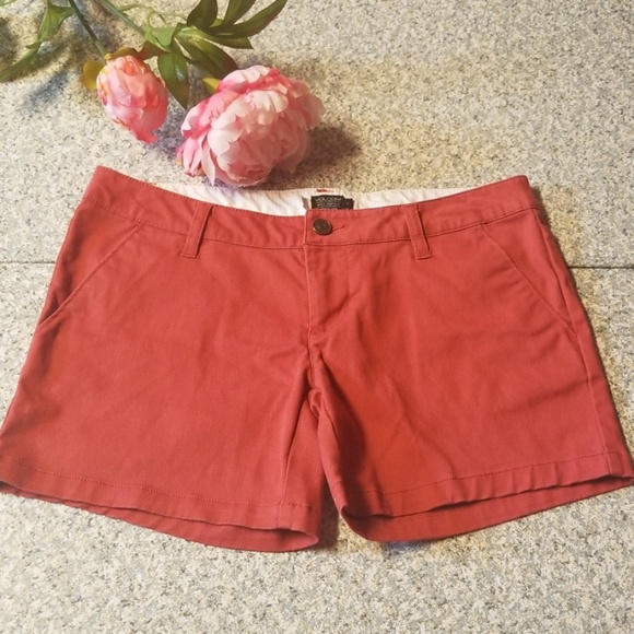 VOLCOM  SHORT SIZE 5 COLOR SALMON CORAL - Picture 1 of 9